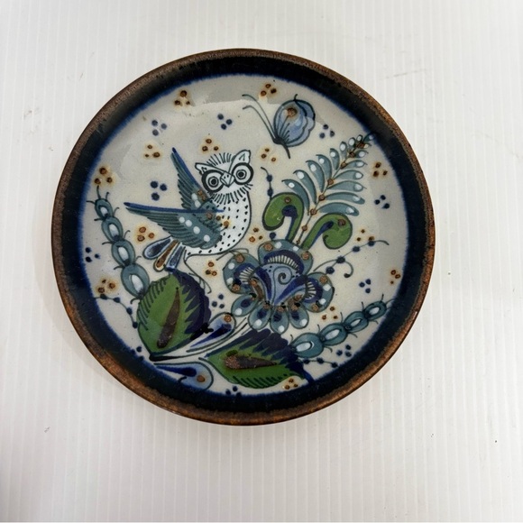 Ken Edwards Tonala Blue Bird 5 Salad Plates 6 1/2" El Palomar Mexican Pottery - Picture 7 of 10